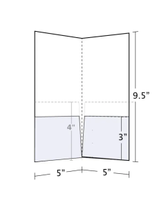 Small Pocket Folder 5x9.5