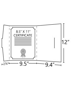 Tuck Tab Certificate Folders