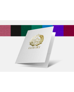 Pocket Folders Linen Colors