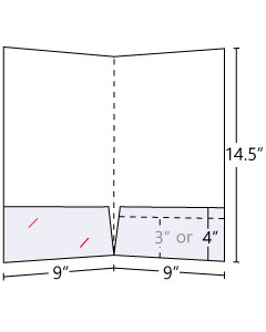 Legal Size Folder With Soft Touch Laminated