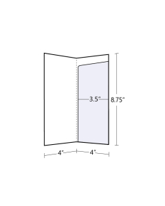 4x8.75 Small Folder With 3.5 inch Pocket