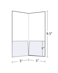 Small Pocket Folder 5x9.5