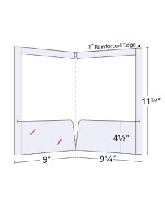 Top/Side Reinforced Pocket Folder