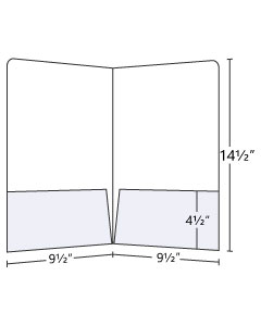 Legal Pocket Folder Standard with round corners