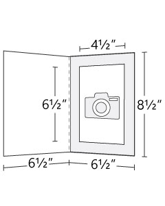 6.5 x 8.5 Vertical Photo Folder