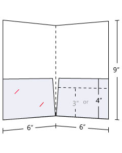6x9 Pocket Folders 14pt