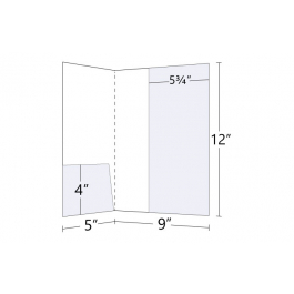 9x12 Folder with Small & Lateral Pocket